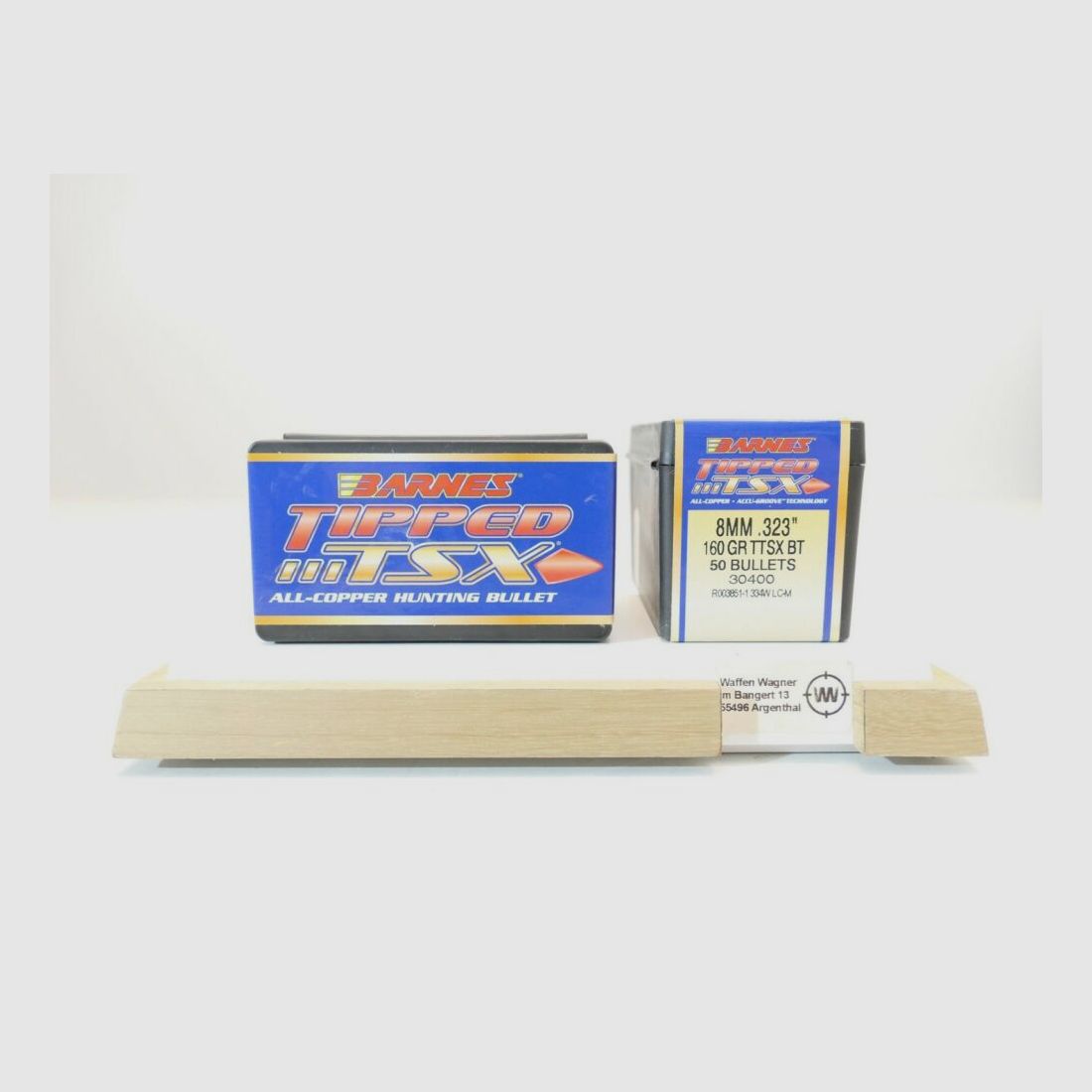 Barnes Geschosse TTSX 160grs à50 .323 8MM