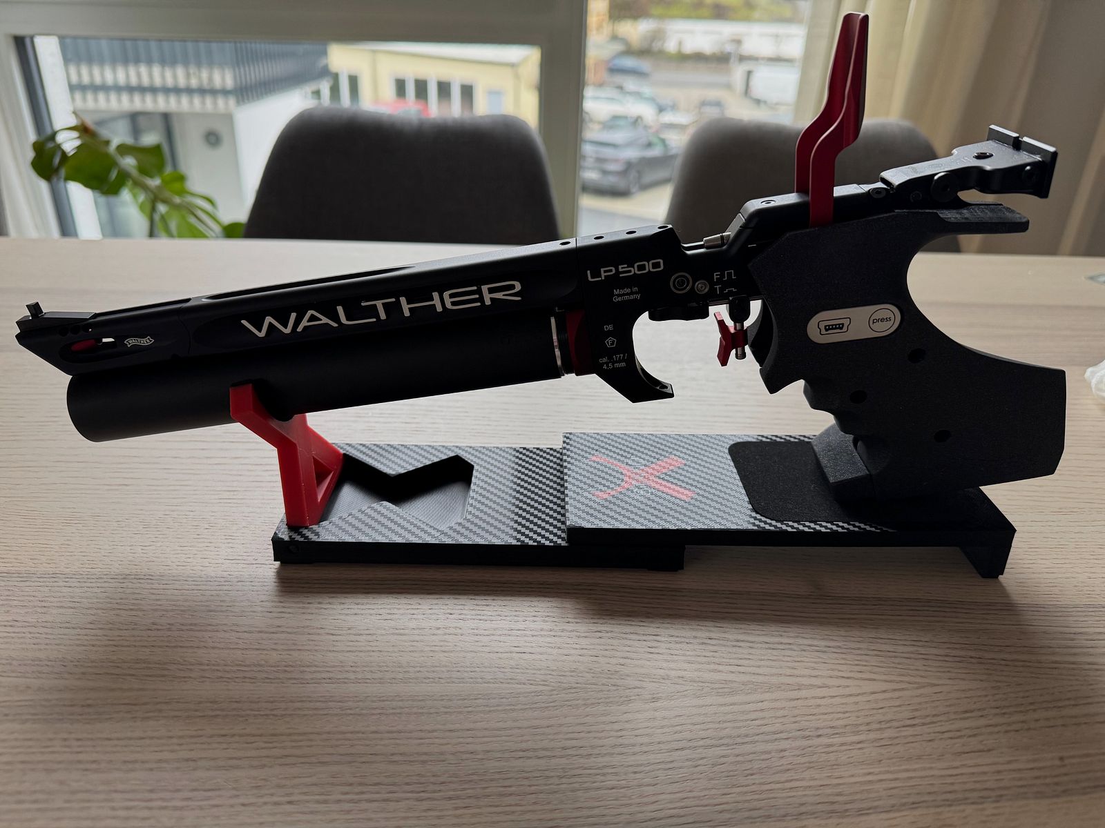 Walther LP 500 Master Factory red