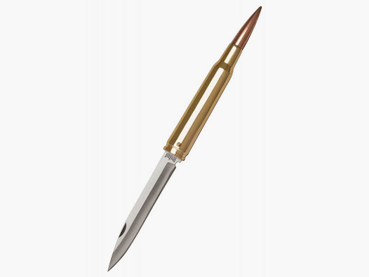 Cuchillo plegable United 50 Cal. Bullet, cuchillo en forma de cartucho