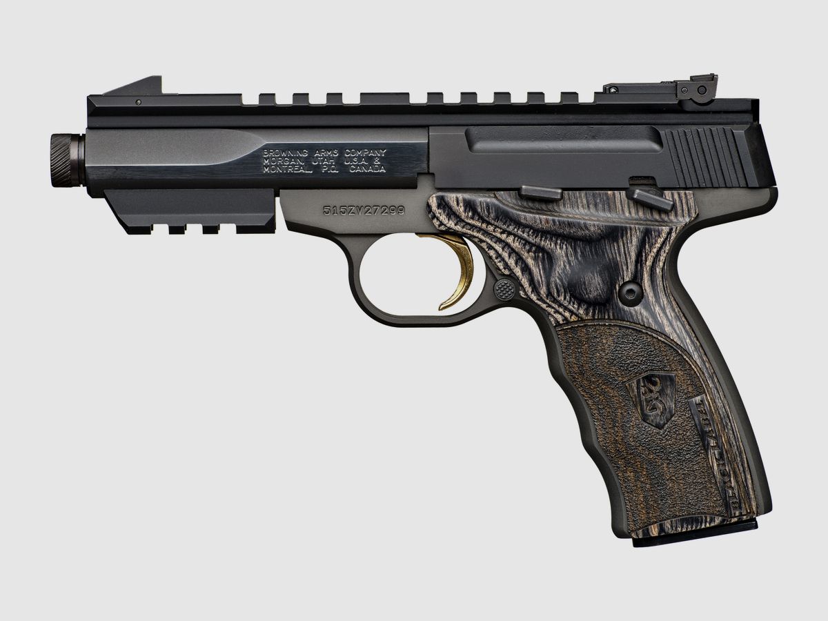 BROWNING BUCK MARK BLACK LABEL THREADED  mit Mündungsgewinde Kaliber .22 lfb.