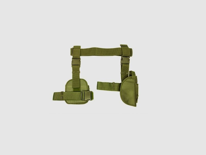 Beinholster mit dreifachem Magazinhalter (grün, khaki), Bild 3 von 3