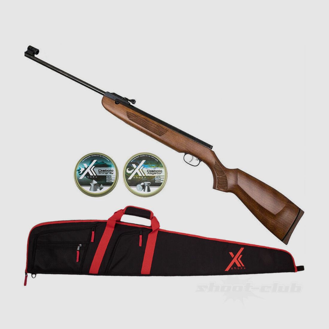 Weihrauch Weihrauch HW 50 S 4,5 mm Diabolo Set di custodie