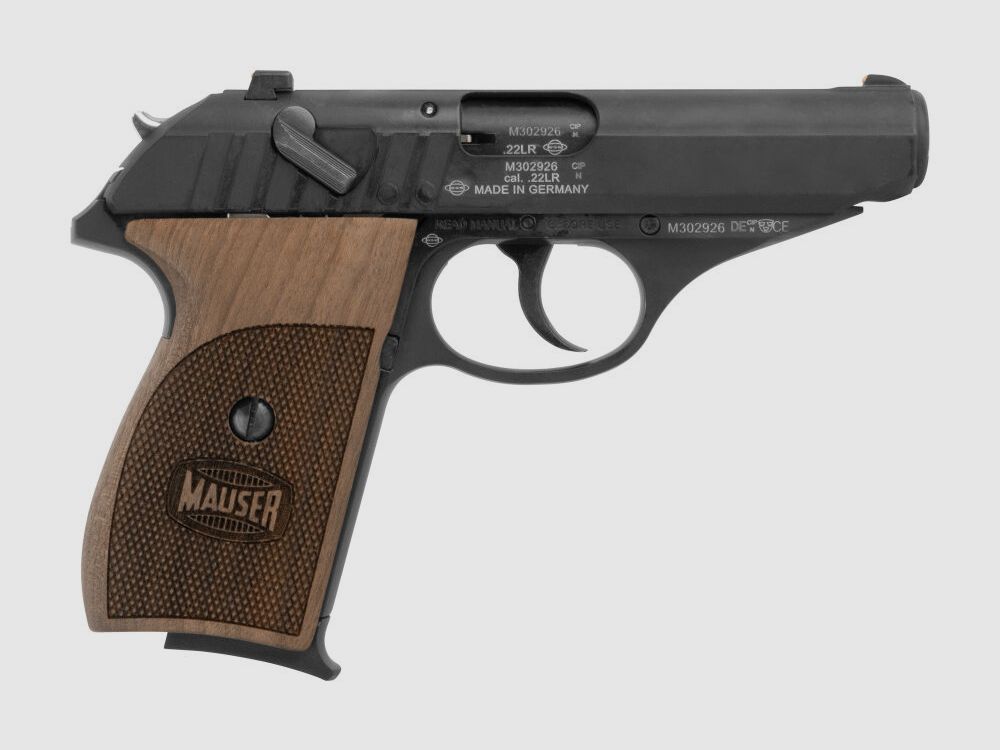 Mauser HSr mit Walnuss-Holzgriffschalen