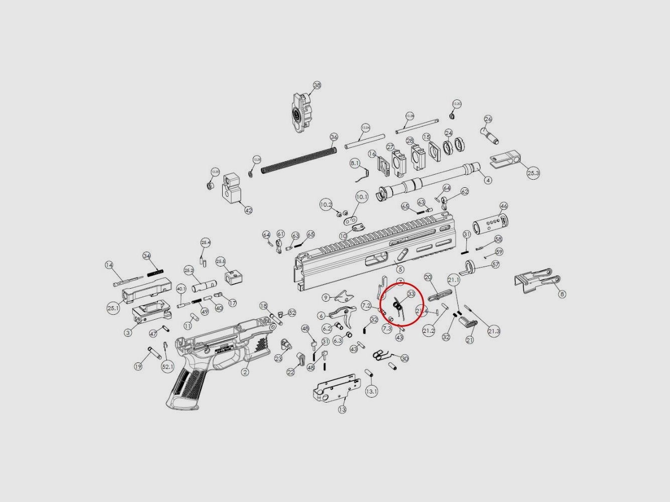 Resorte de martillo Stribog Grand Power, imagen 3 de 3