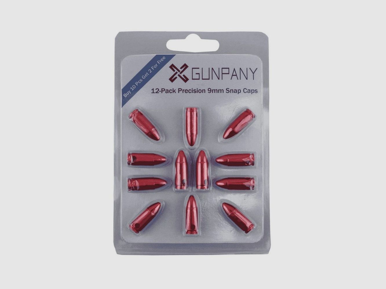 GunPany – Douilles amortisseurs en aluminium – 9x19 mm – 12 pièces – SCSC-04BP