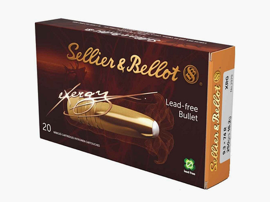 9,3x74 R eXergy bleifrei 16,2g/250grs. Sellier & Bellot