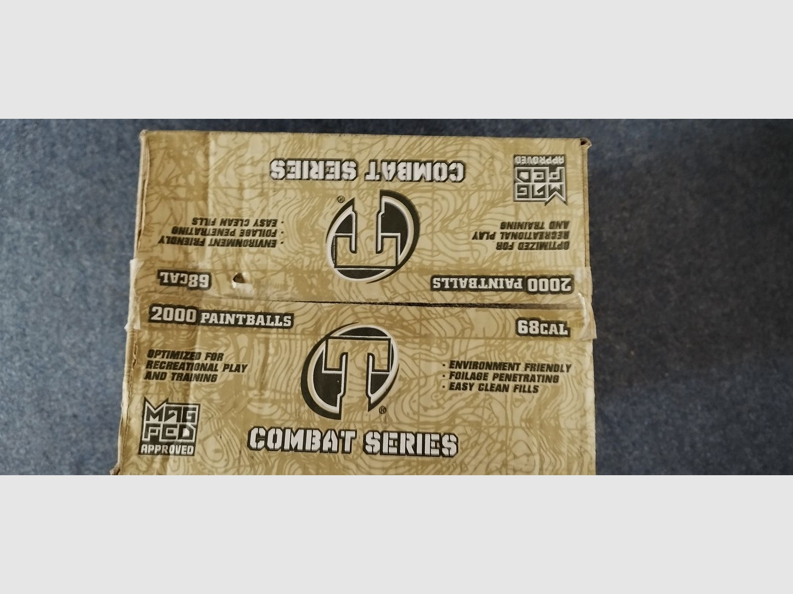 3x Box Paintballs Cal 68 - original sealed