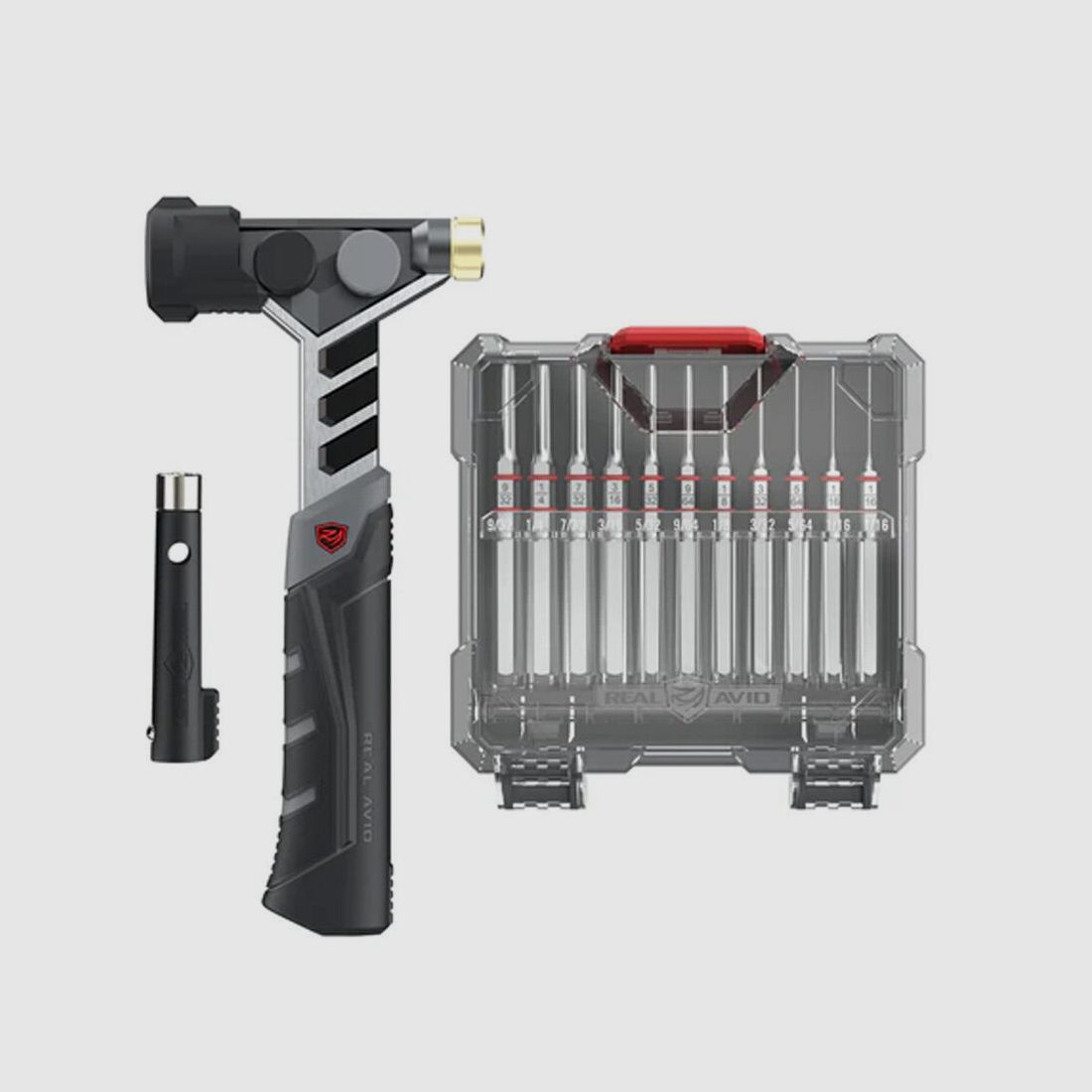 Real Avid Armorer’s Master Hammer et ensemble de poinçons Accu-Punch Std.