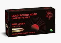 Geco 9mm Luger lead round nose copper-plated SuperClean 124gr 50 rounds