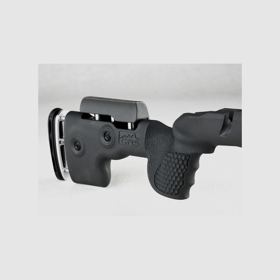 GRS stock system FENRIS, gray for HOWA M1500 (SA / Short Action) / Weatherby Vanguard SA