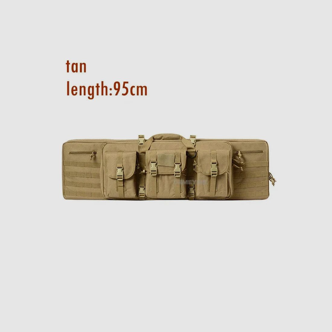 Tactical MOLLE gun bag for 2 rifles – 600D Oxford – backpack & bag – 95 cm / 116 cm – airsoft, hunting, shooting sports