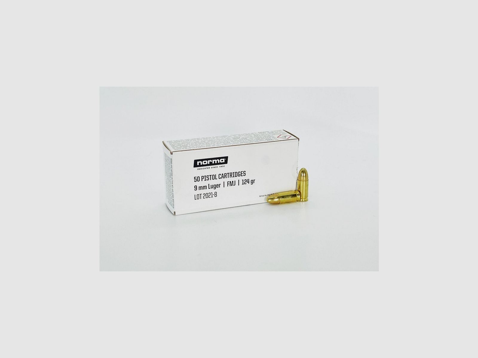 NORMA 9X19 124GR AMMUNITION X50