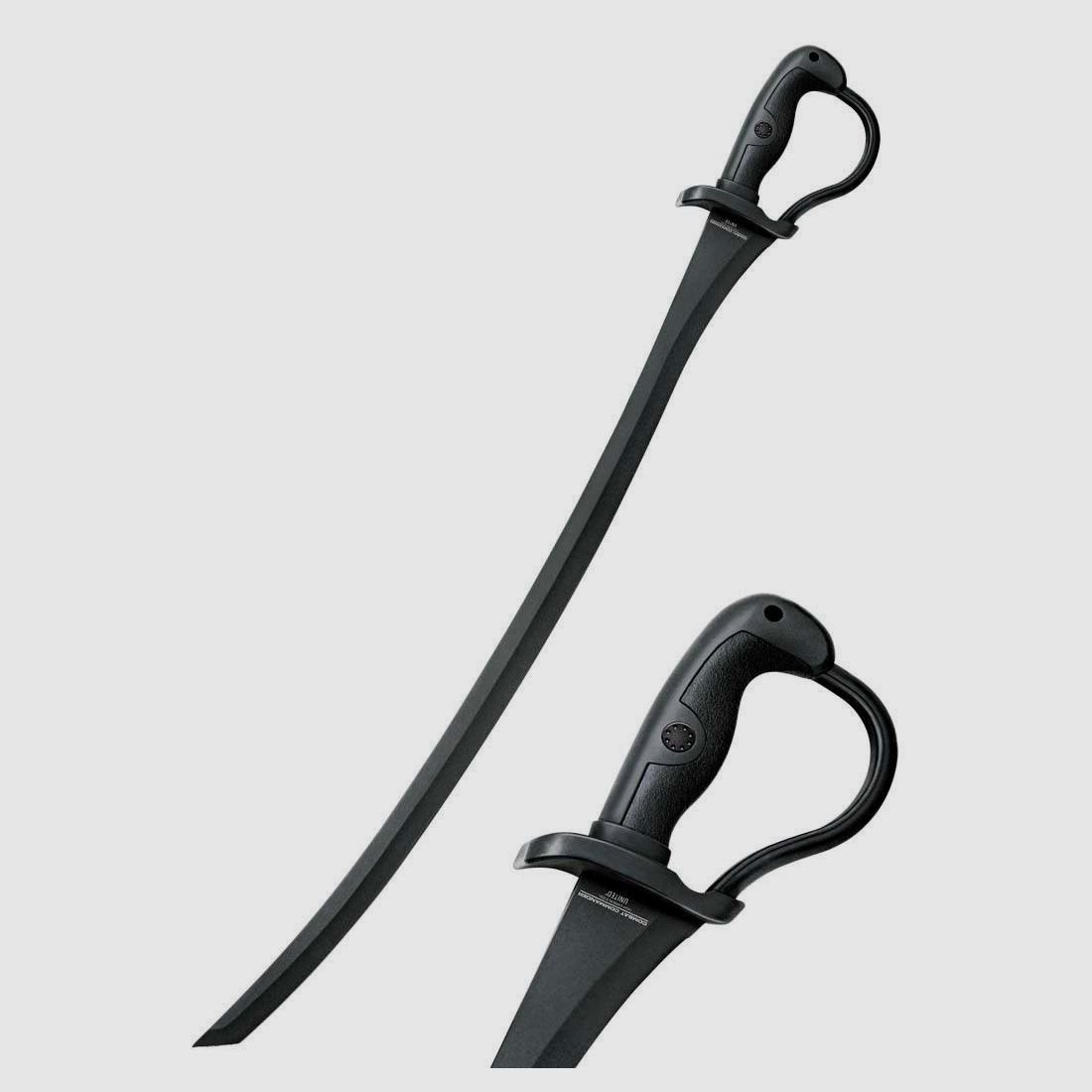 Combat Commander saber with black coating