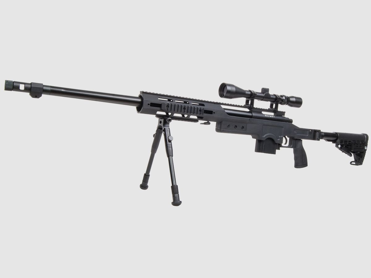 GSG 4412 Sniper Schwarz 6mm - Airsoft Federdruck, Bild 2 von 14