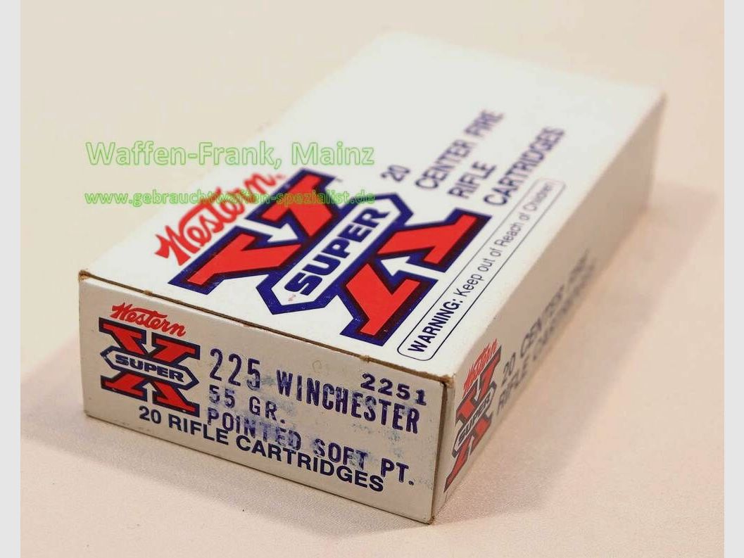 Winchester - USA Büchsenpatronen .225 WIN