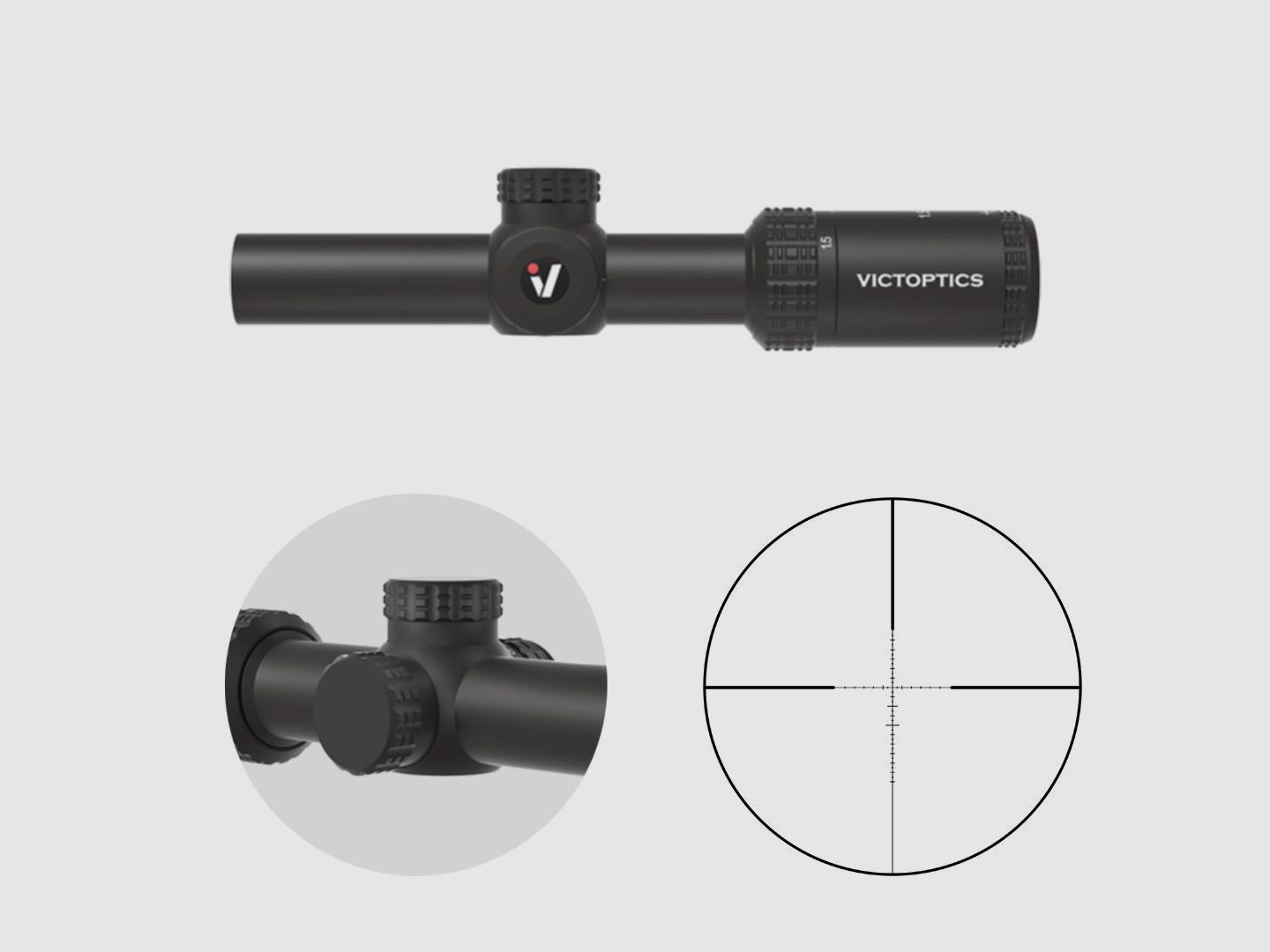 Victoptics VIOC-01 SOI 1.5-5×20 – 11mm Dovetail