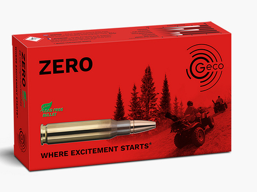 20 Schuss GECO ZERO Blefrei Büchsenpatronen 7x64 7 x 64 127gr 8.2 Zerlegungsgeschoss | Munition 20er