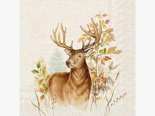 Serviettes Fritzmann Cerf