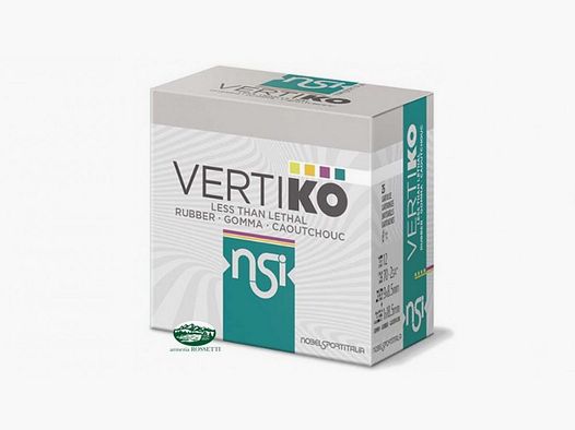NOBEL SPORT Vertiko cartucce cal.12 pallettoni 15 in gomma.