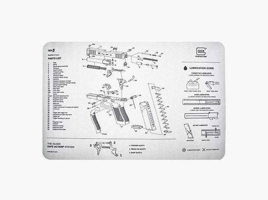 Maintenance mat for GLOCK Gen5