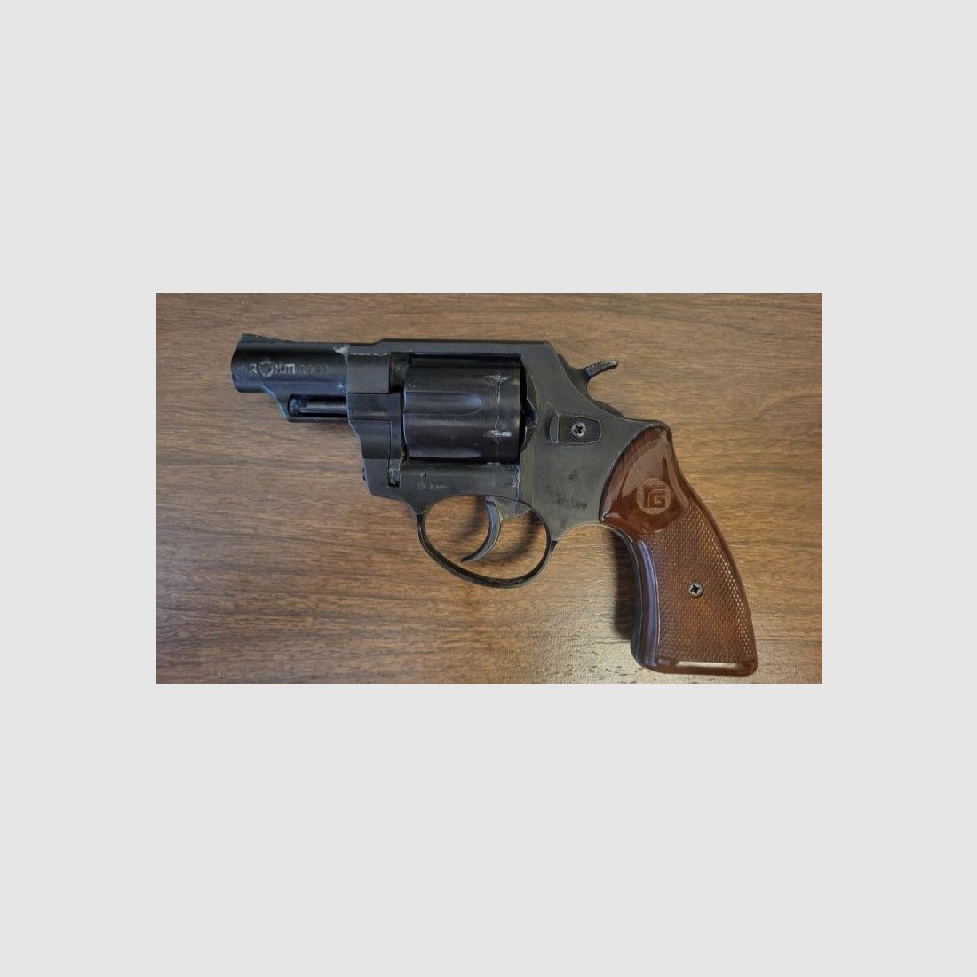 Blank firing signal revolver RÖHM RG 89, caliber 9 mm PTB no. 451