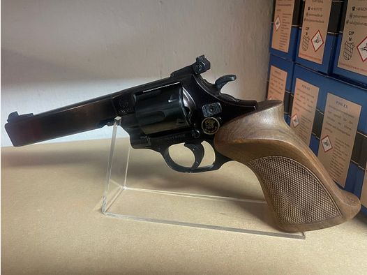 WEIHRAUCH HW 9 REVOLVER .22LR - 6 INCH - MATCH GRIP