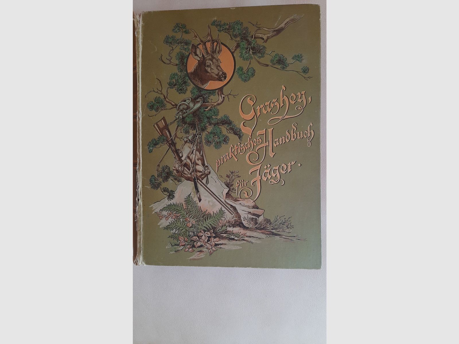 Historisch origineel - Grashey, praktisch handboek voor jagers uit 1894