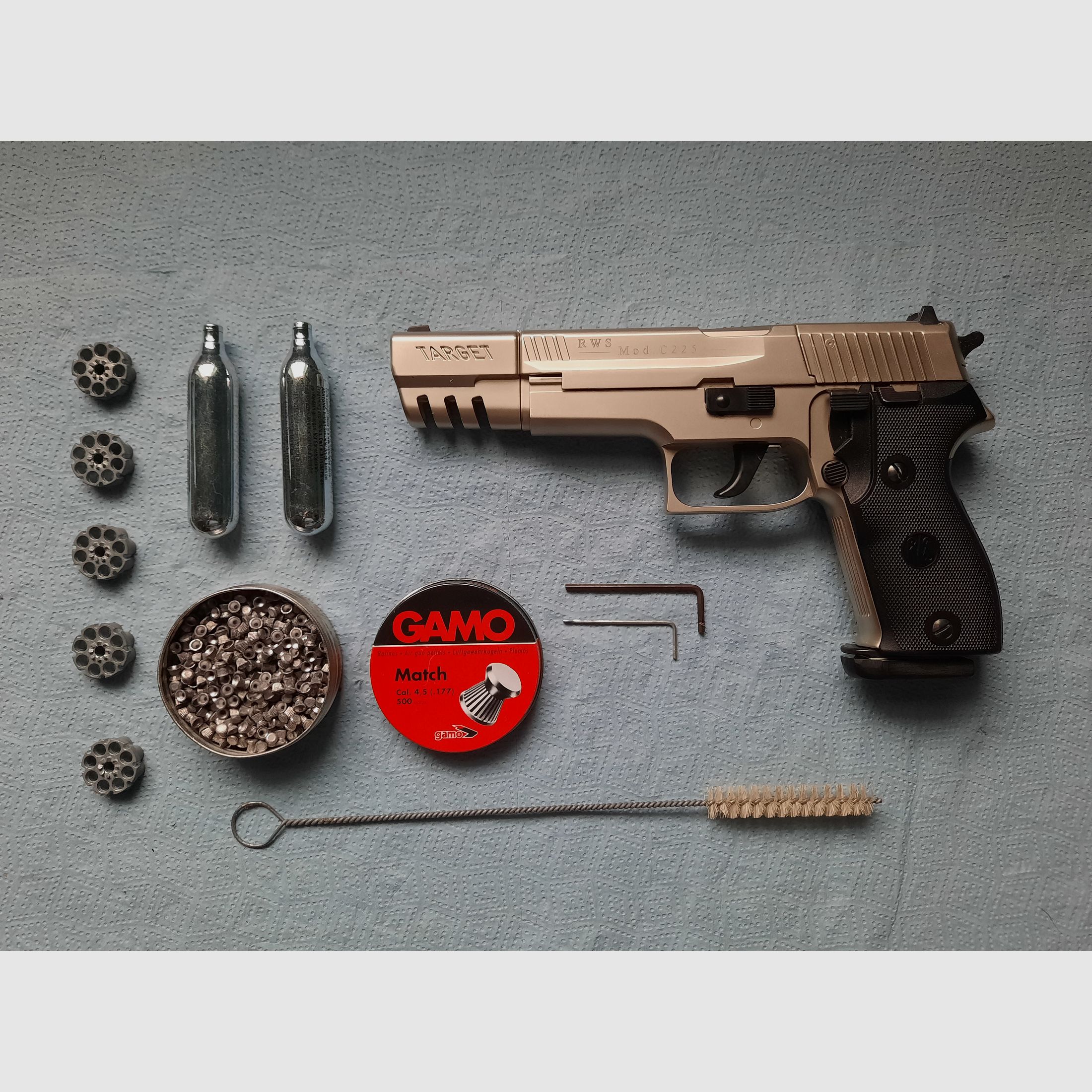 RWS C 225 Target, vernickelt