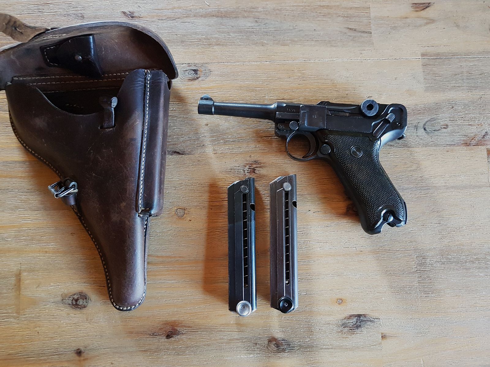 Selbstladepistole P08 VoPo 08 Polizeipistole Kaliber 9mm Luger nummerngleich Top Zustand!!