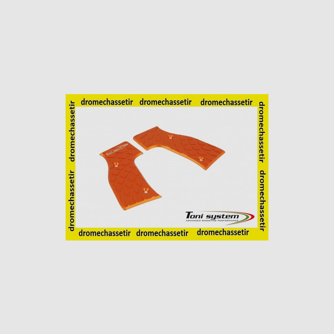 Aluminiumgriffschale Vibram für IMAR orange