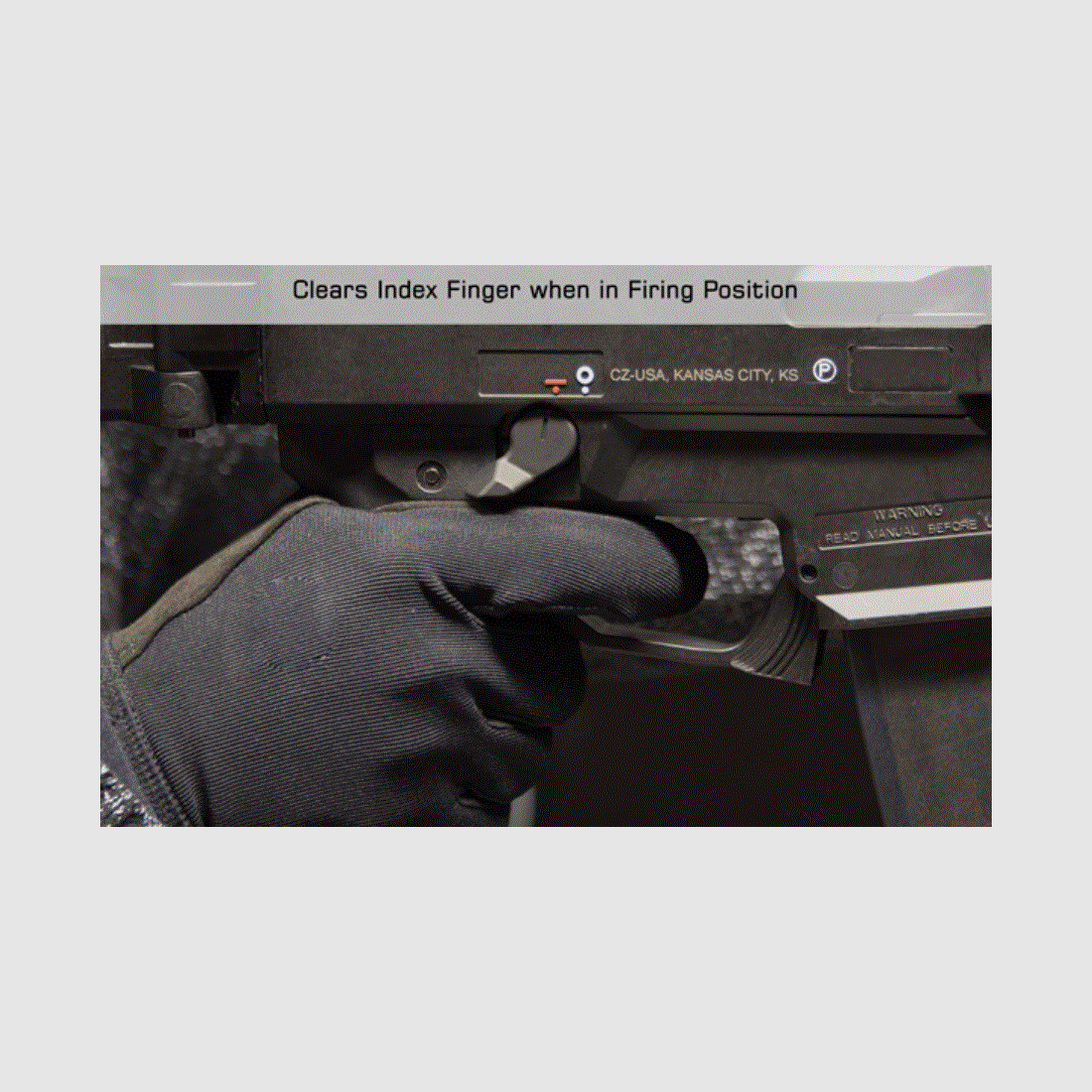 Selettori di sicurezza UTG CZ Scorpion Evo 3, Nero