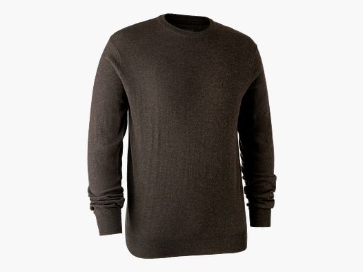 Kingston pullover with round neck - Dark Elm - Size: M