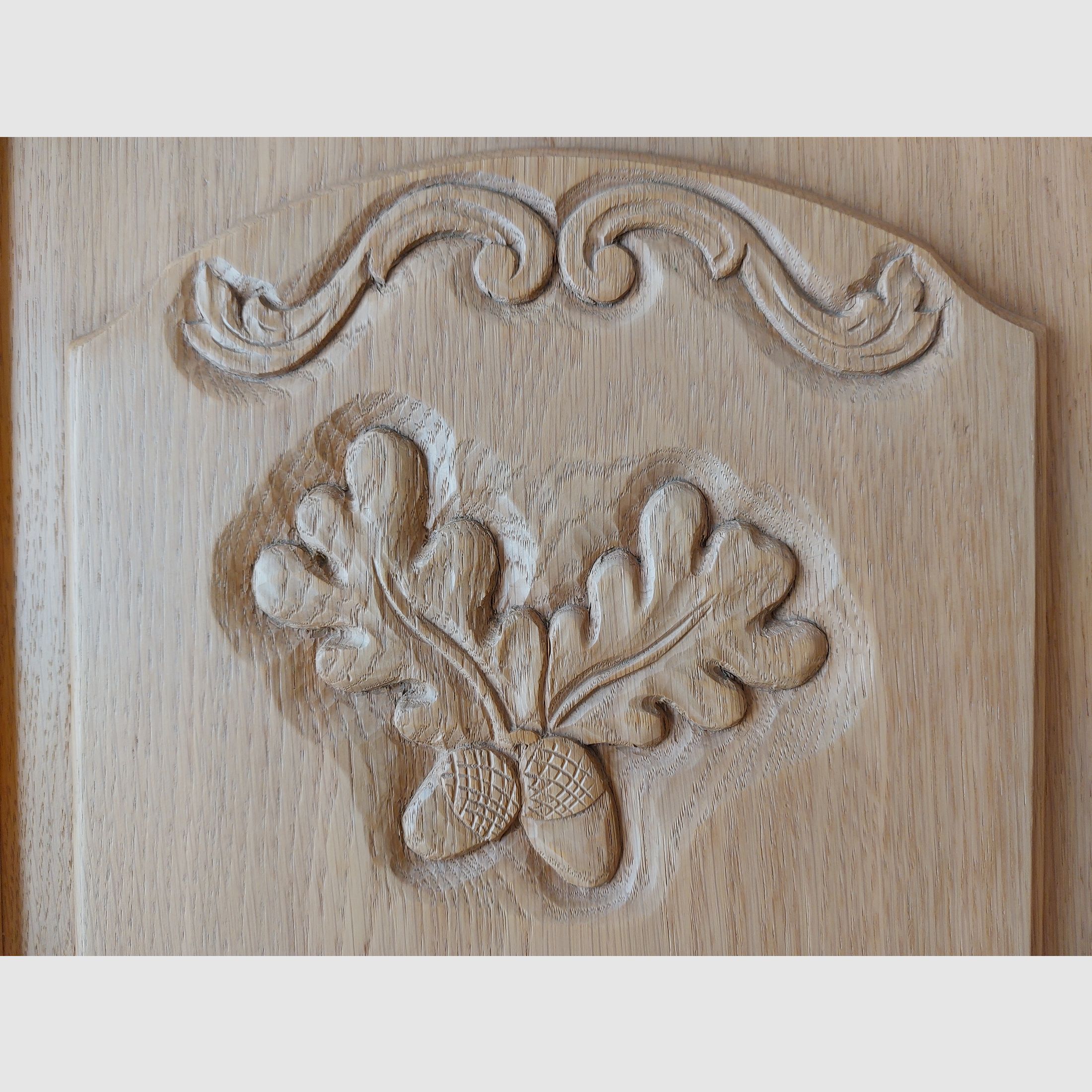 Jagdschrank Waffenschrank Schrank Eiche hell massiv Landhaus-Stil 180x140x55cm für Tresor