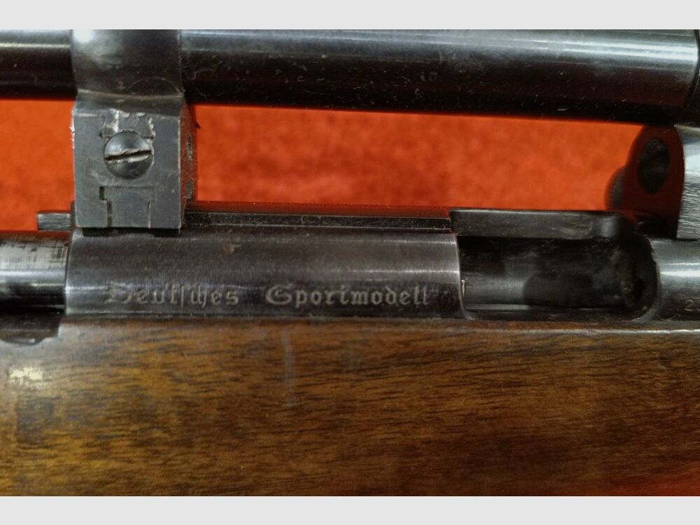Einzellader Mauser Deutsch.Sportmodell .22WinMag