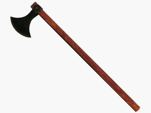 Strijdbijl - Deense bijl met houten steel
