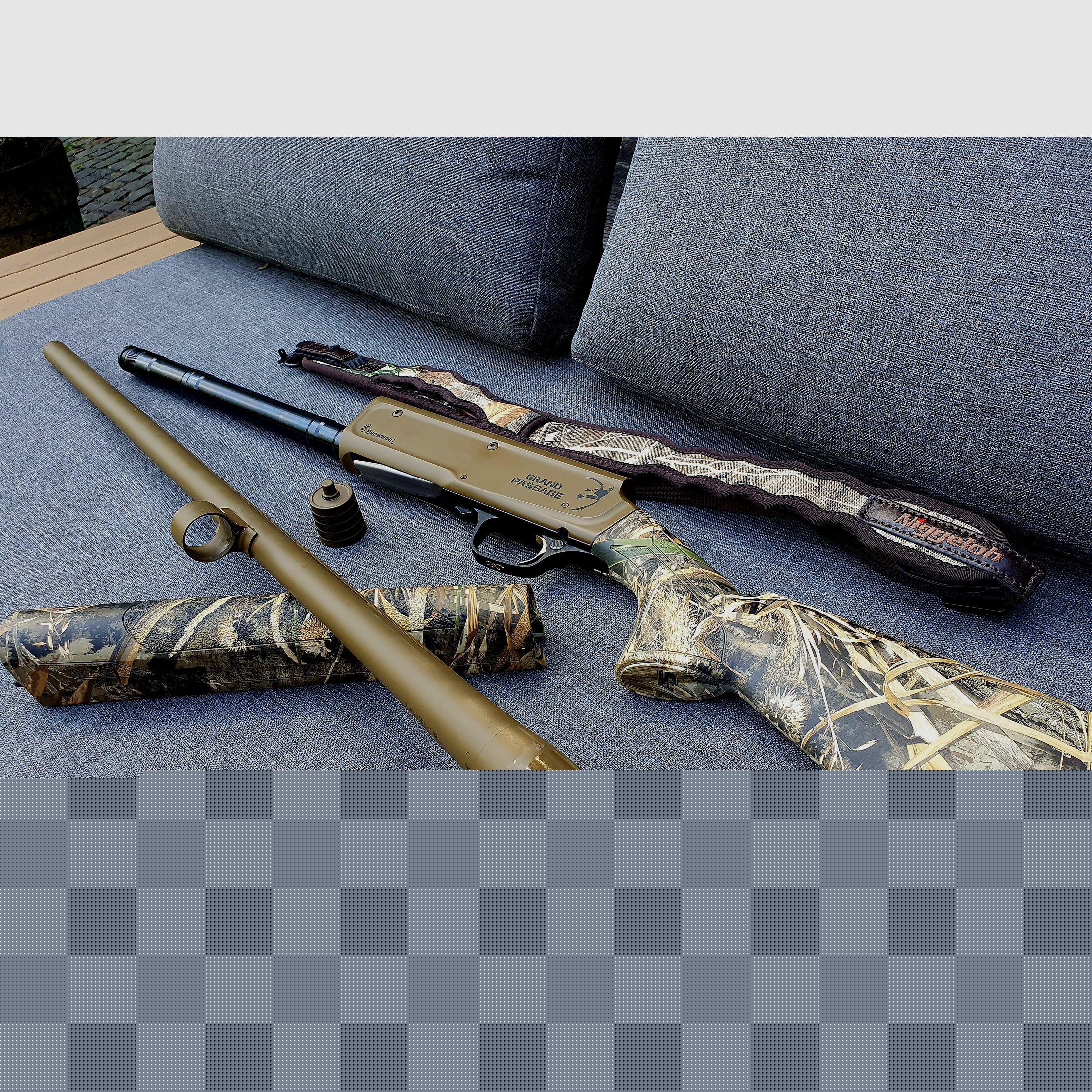 Browning A5, Grand Passage, Selbstladeflinte,Schrotflinte,Humpback,12/89,Krähenjagd,Flugwild, Taubenjagd