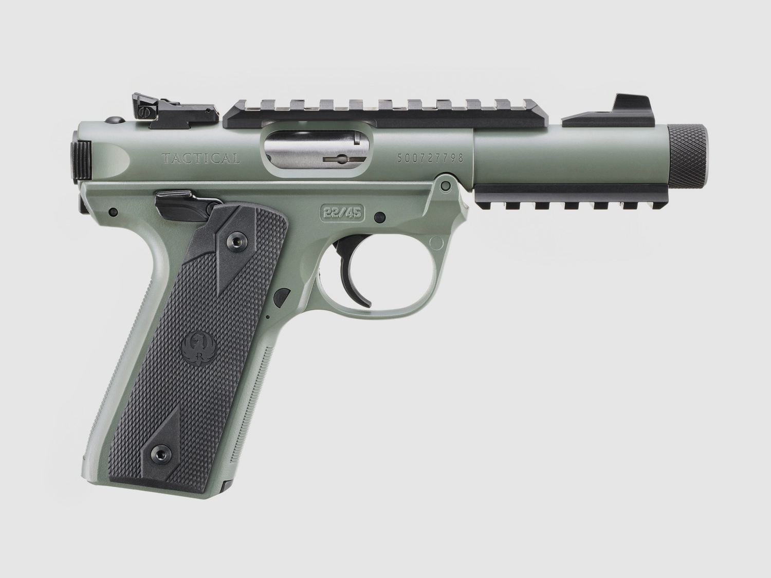 PISTOLET RUGER MARK IV 22/45 TACTICAL .22 LR 4,4"/11,18CM ELITE JUNGLE CERAKOTE 1/2"-28
