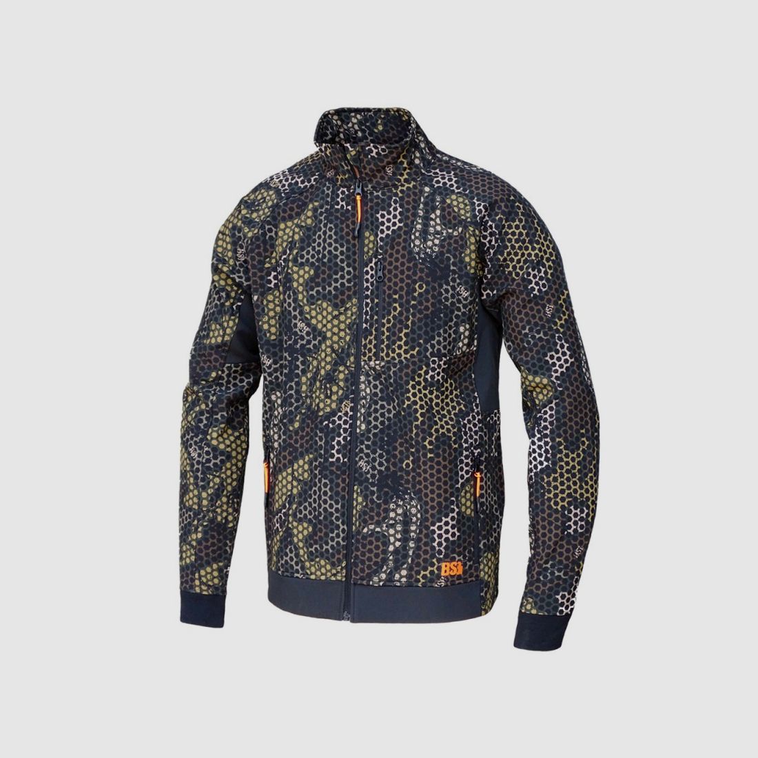 VESTE SOFTSHELL IMPRIMÉ FORÊT, image 1 sur 2