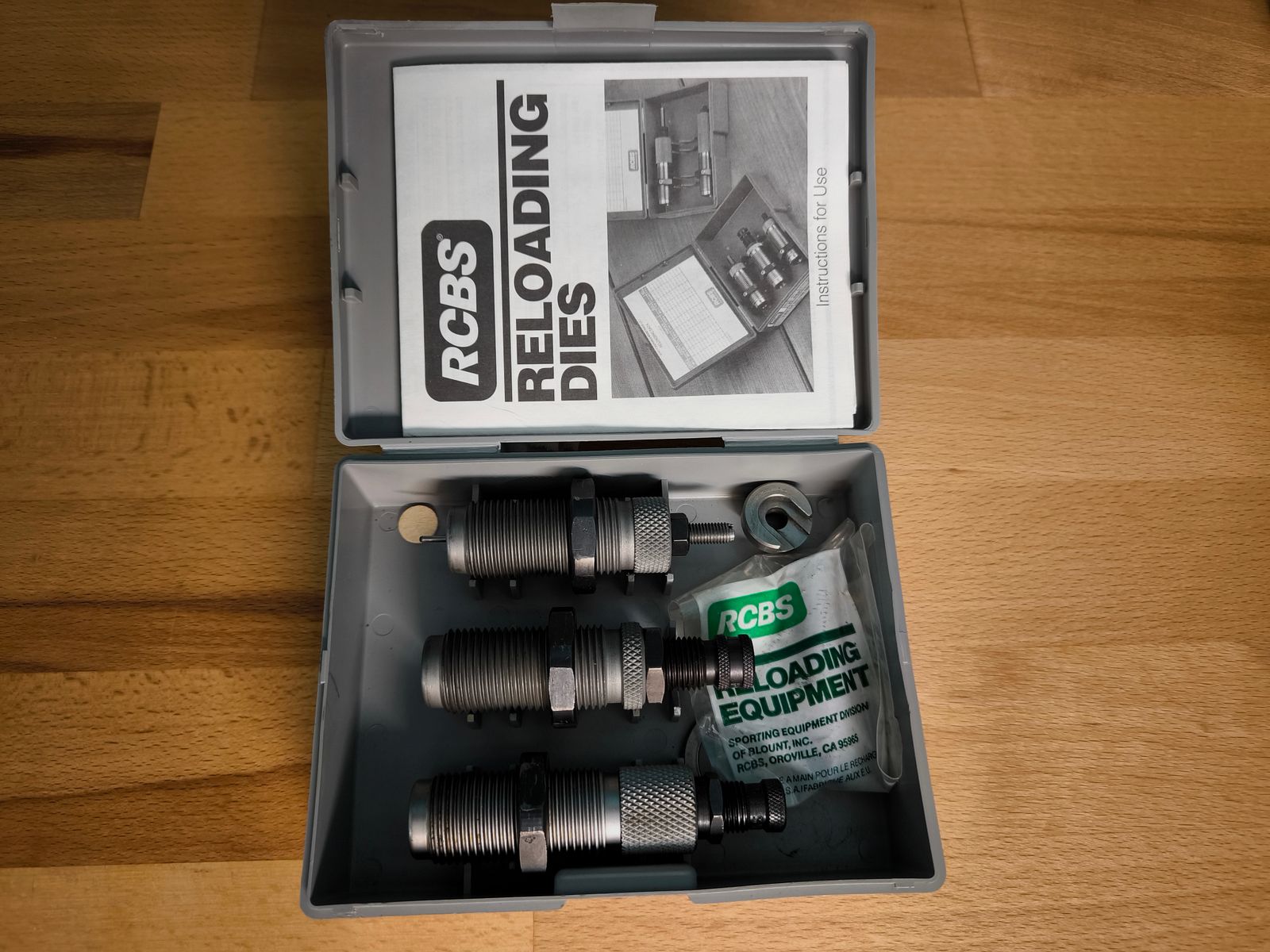 RCBS Carbide-Matrizensatz – 4-teilig – .44 Mag / .44 Special inc. Hülsenhalter