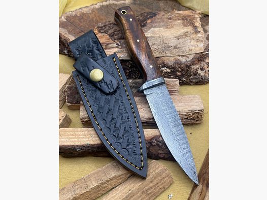 Jagdmesser Damaststahl 