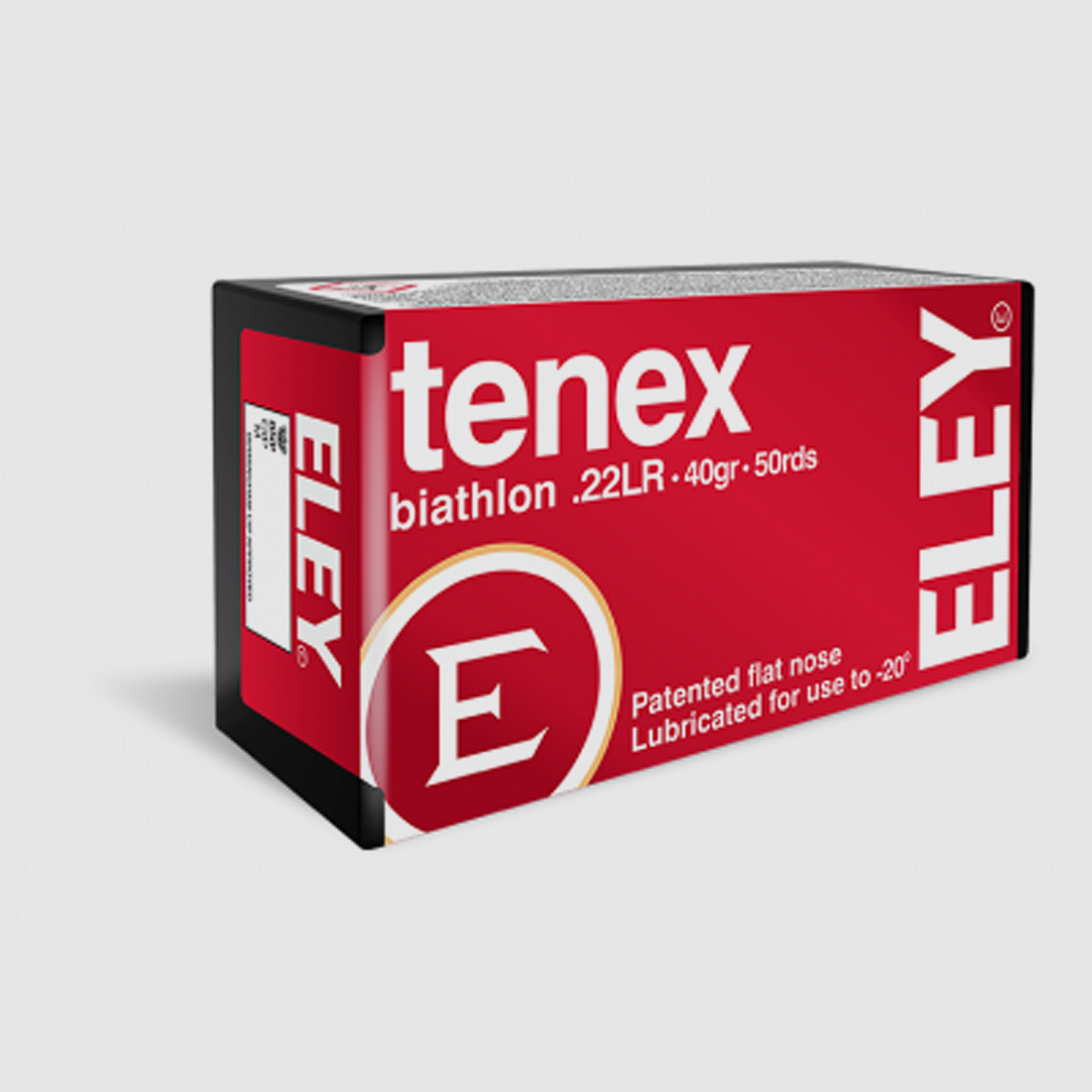 Eley Kal.22 LR 2,6g Flat Nose Tenex Biathlon 50Stk.