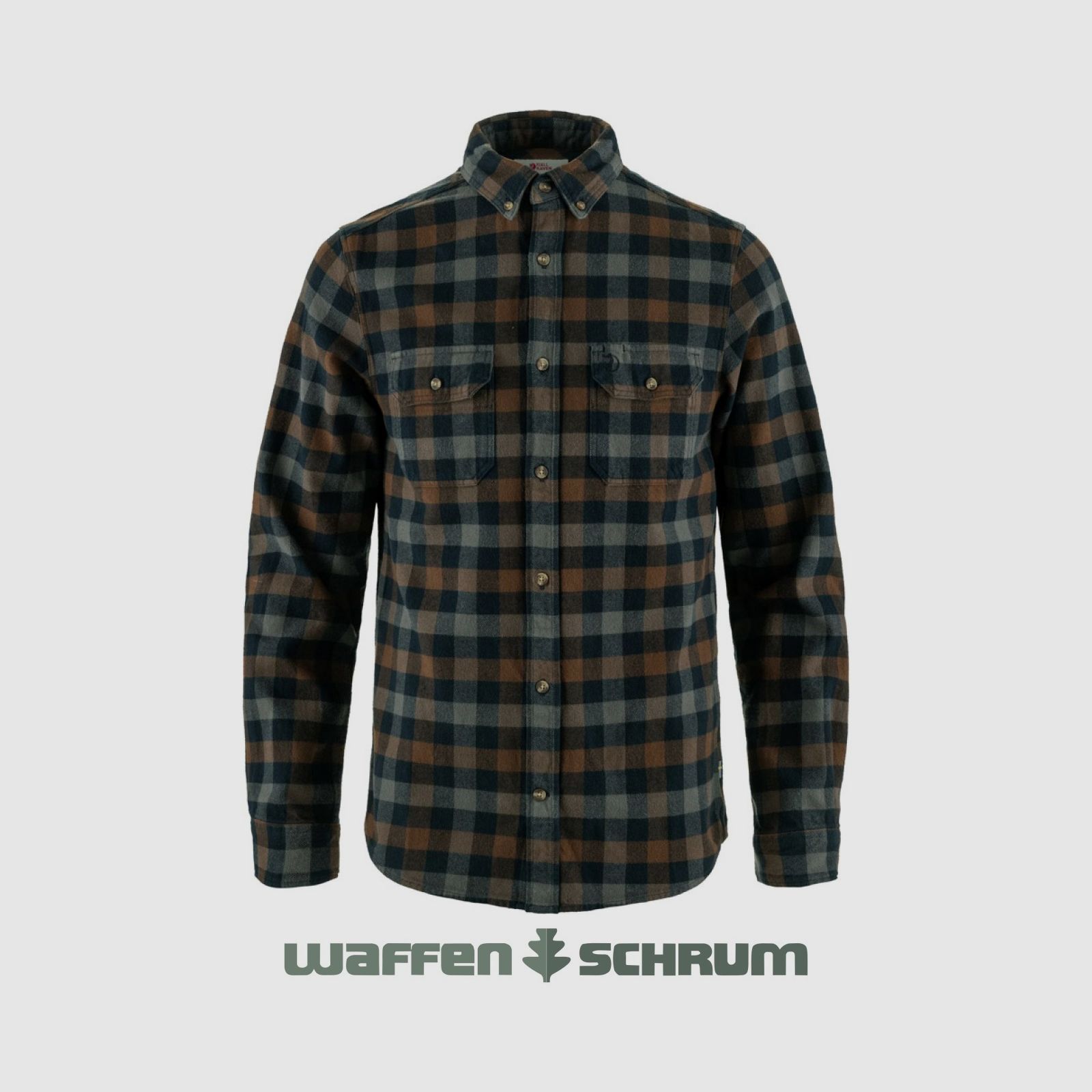 Fjällräven Hemd Skog Dark Navy - Dark Oak
