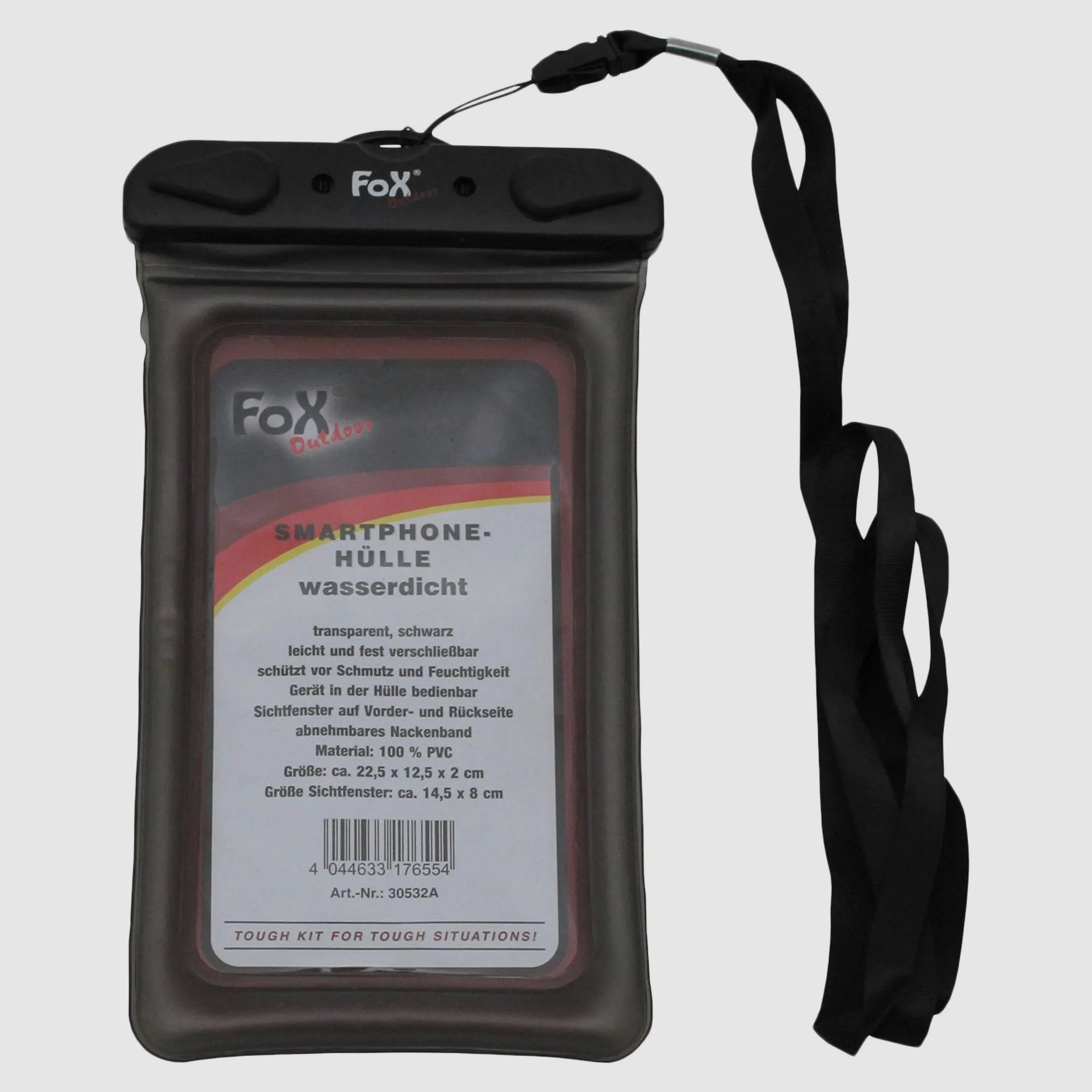 Fox Outdoor Smartphone Hülle wasserdicht transparent