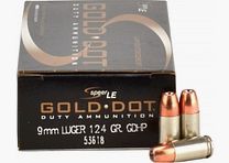 Speer Gold Dot 9mm Luger 124GR GDHP 50 cartridges