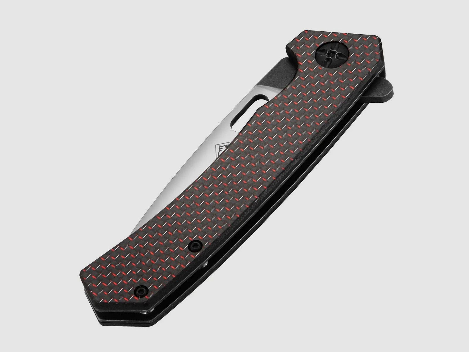PUMA TEC Couteau Pliant, Carbone avec Clip