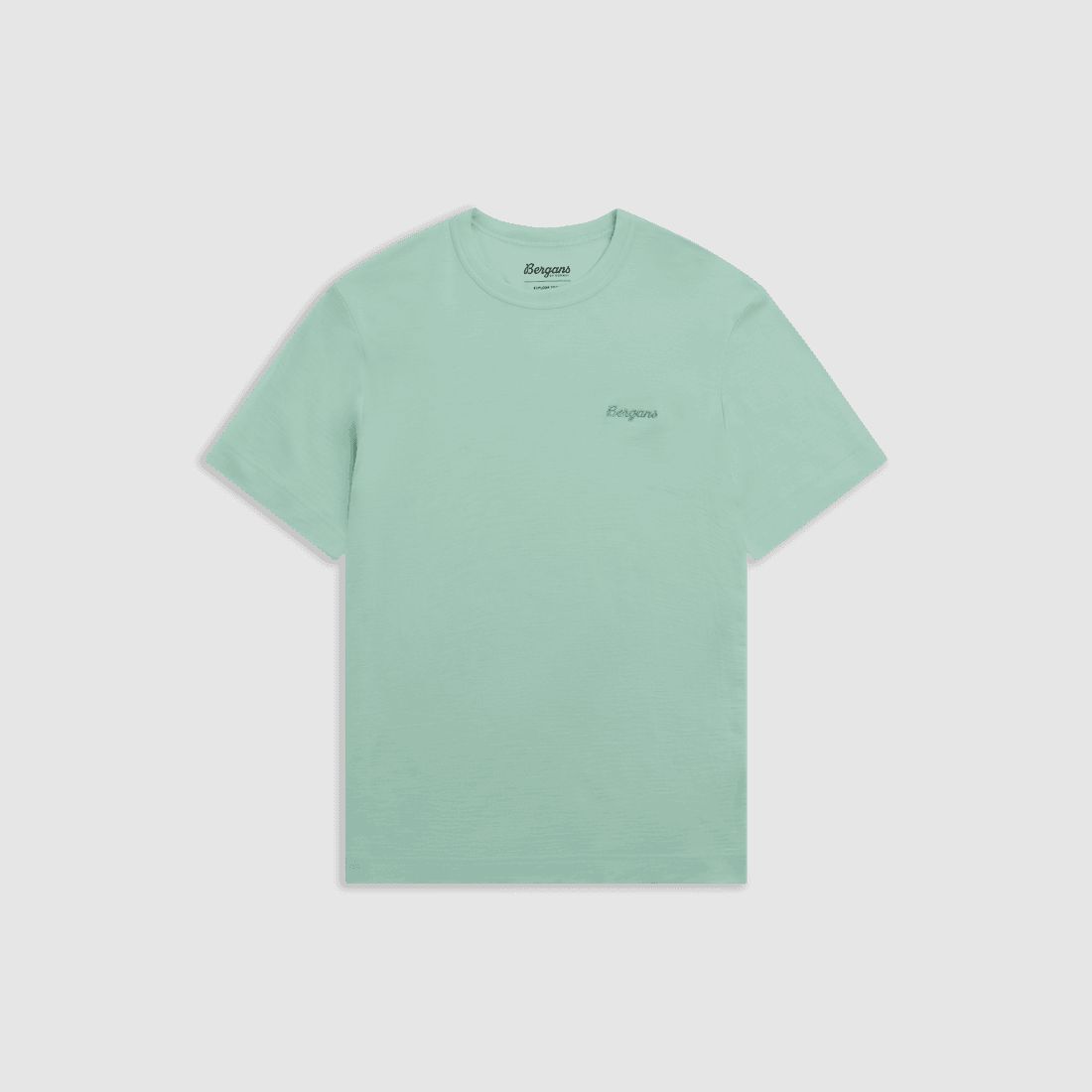Bergans Logo Merino Tee Women Mint Crush XL