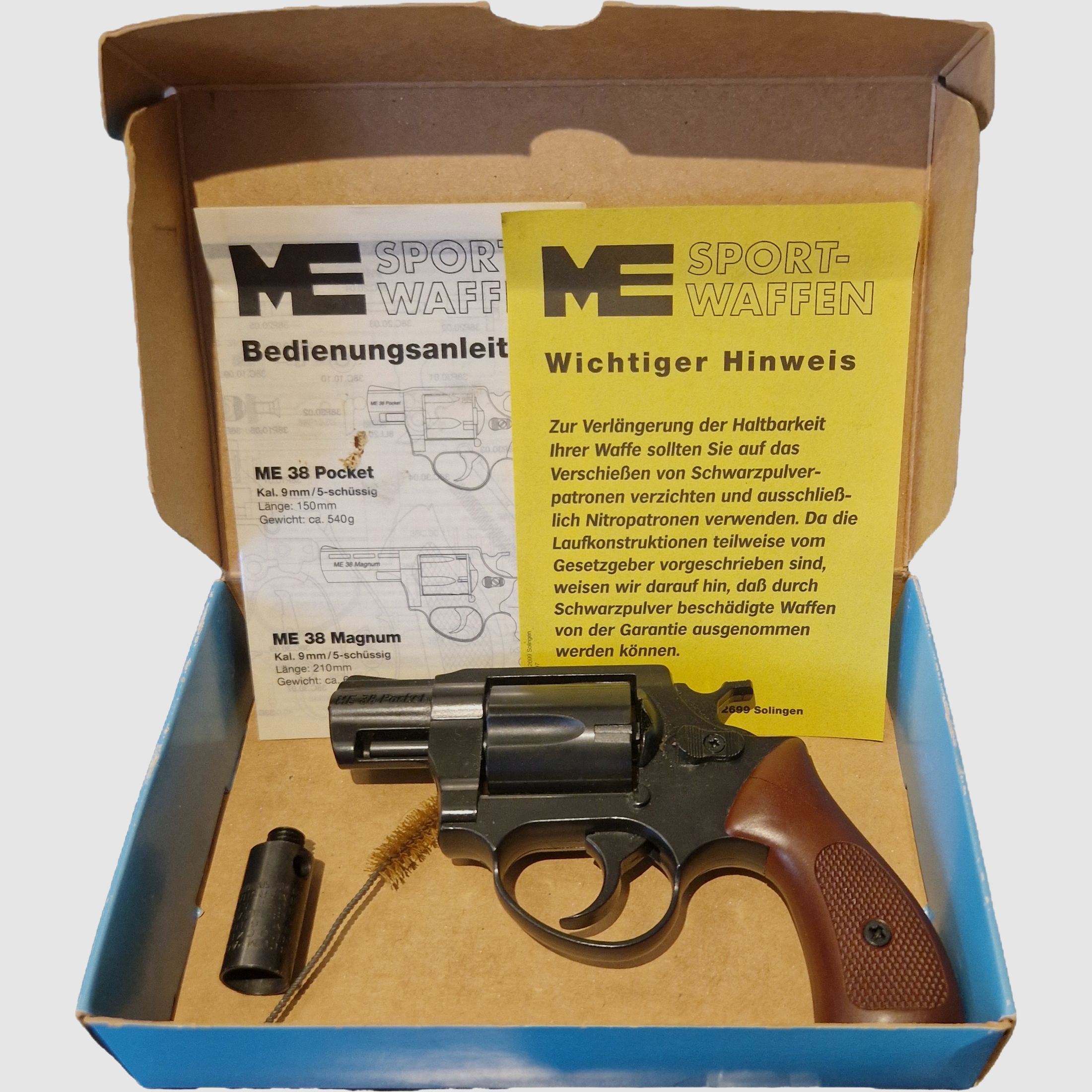 Me38 Pocket Kal.9mm/ 5-schüssig