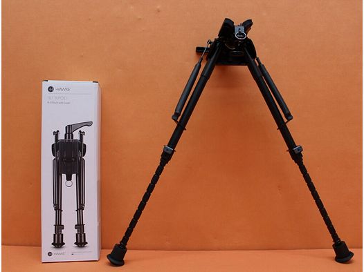 HAWKE HAWKE Two-Leg Tilt Bipod (70006) Height 9-13"/ approx. 23-33 cm, with swivel joint, notch adjustment