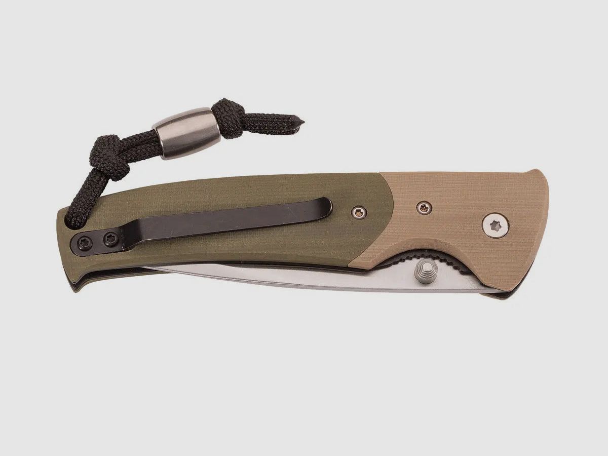 PUMA TEC Einhandmesser, G10 braun olive