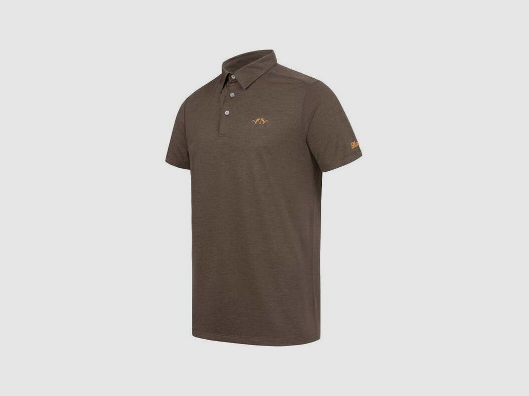 Blaser Herren Competition Polo Shirt dunkelbraun XL